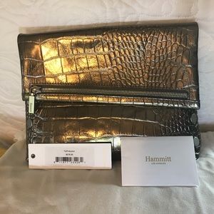 Hammitt VIP-anchor crossbody/clutch bronze